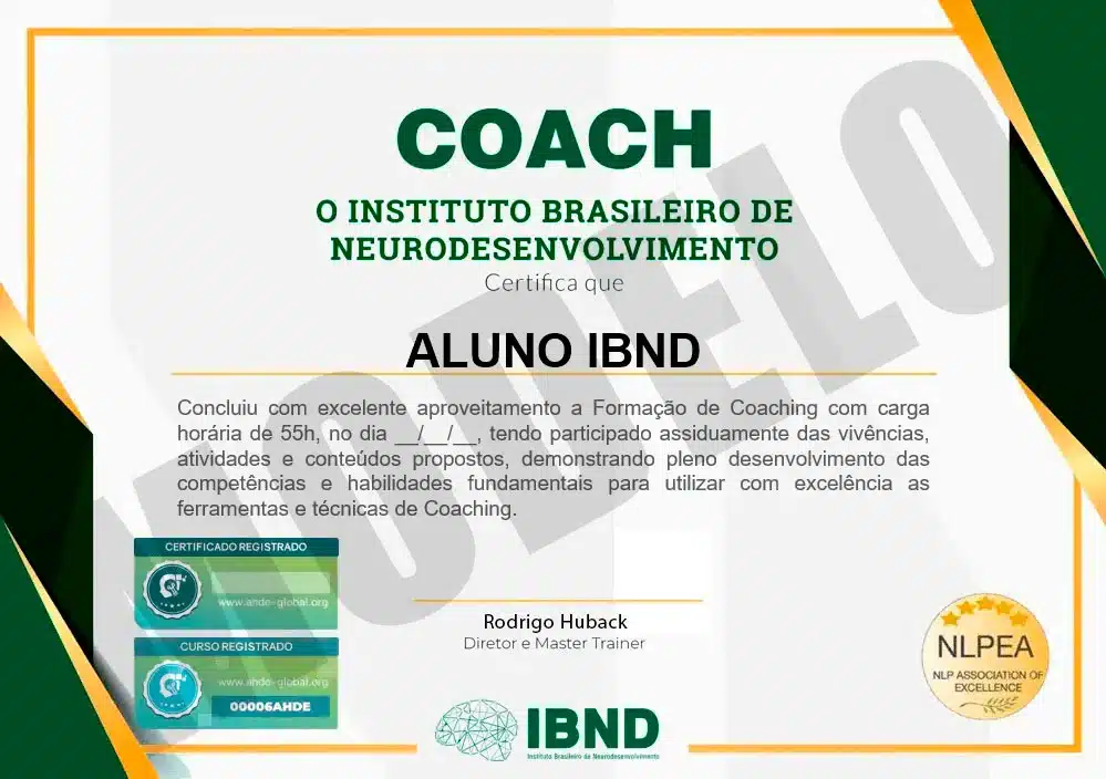 Certificado Coach IBND